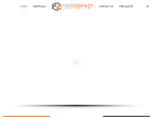Tablet Screenshot of firstcontactdesign.com